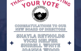 Thank you for voting! Congratulations to our board of directors!